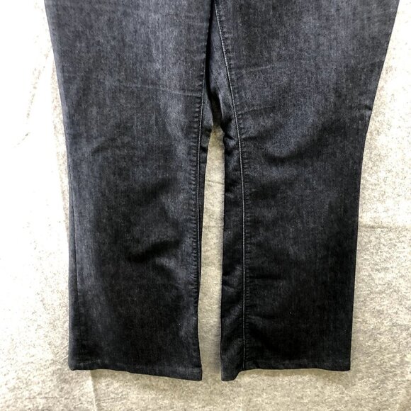 Ann Taylor Trouser Jeans Womens Size 8 Bootcut Flare Dark Wash Blue Mid Rise - Picture 4 of 10